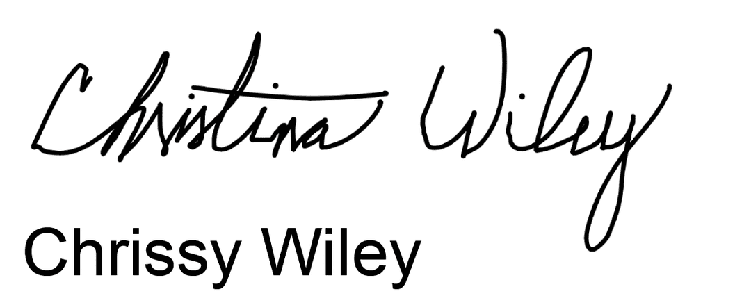 Chrissy Wiley signature